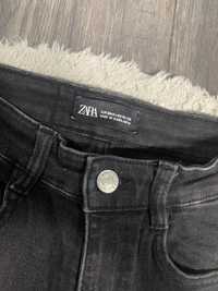 Spodnie jeansy czarne ZARA XS