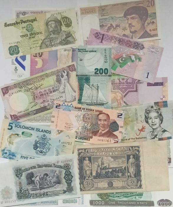 Банкноти Європи Та інші.