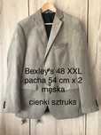 Bexleys 48 XXL Męska marynarka, cienki sztruks beżowa idealny stan