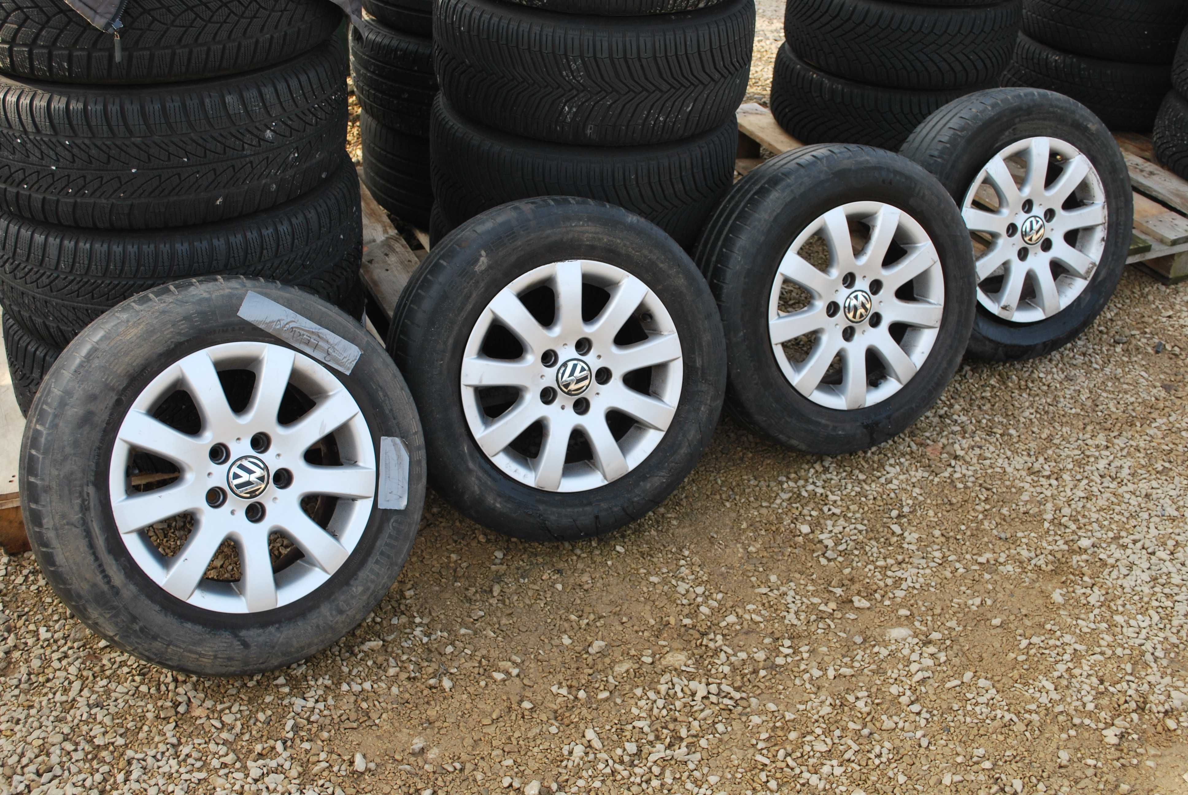 Koła 195/65 R15 5x112 Oryginalne Alufelgi + opony  VW Golf