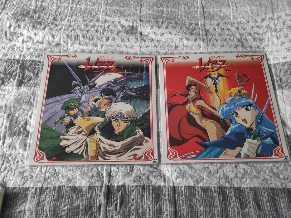 Magic Knight Rayearth Wydanie LD Laserdisc seria 1 i 2 NTSC