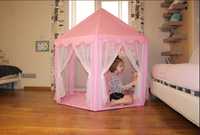 Дитячий ігровий намет kruzzel замок палатка ігрова для дітей рожева