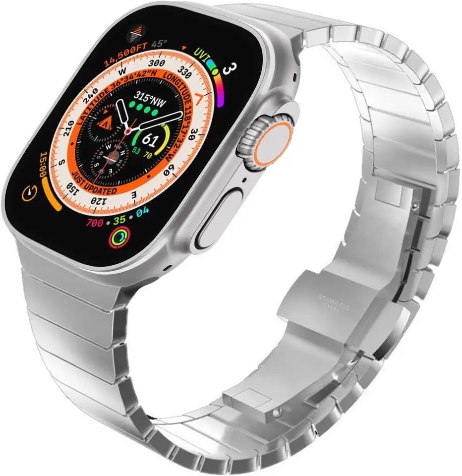 Ремешок,браслет стальной,титановый для Apple Watch 42/44/45/49 mm