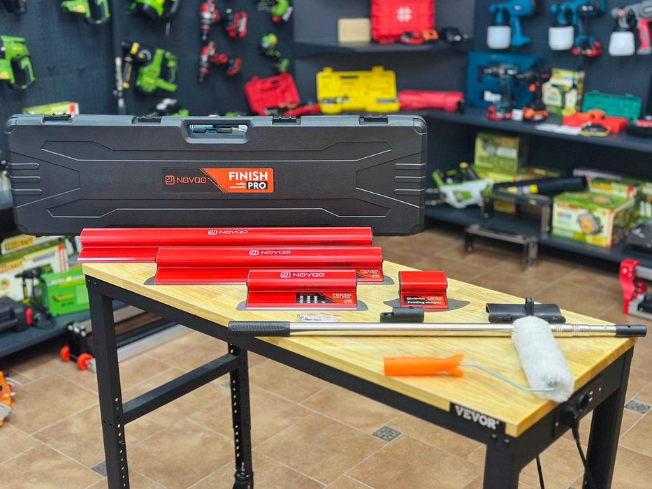 Шпатели Novqo (Finish Pro) | 30см, 60см, 80см +Запасные лезвия в Кейсе