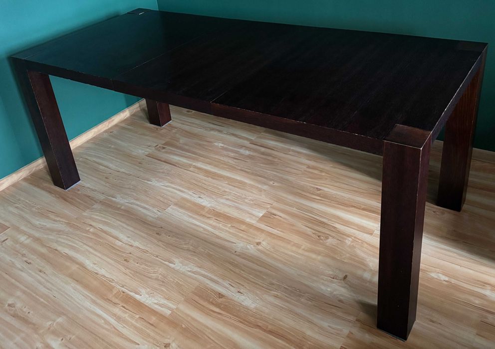 Stół dębowy rozkładany + 4 krzesła IKEA, Korne / Kościerzyna