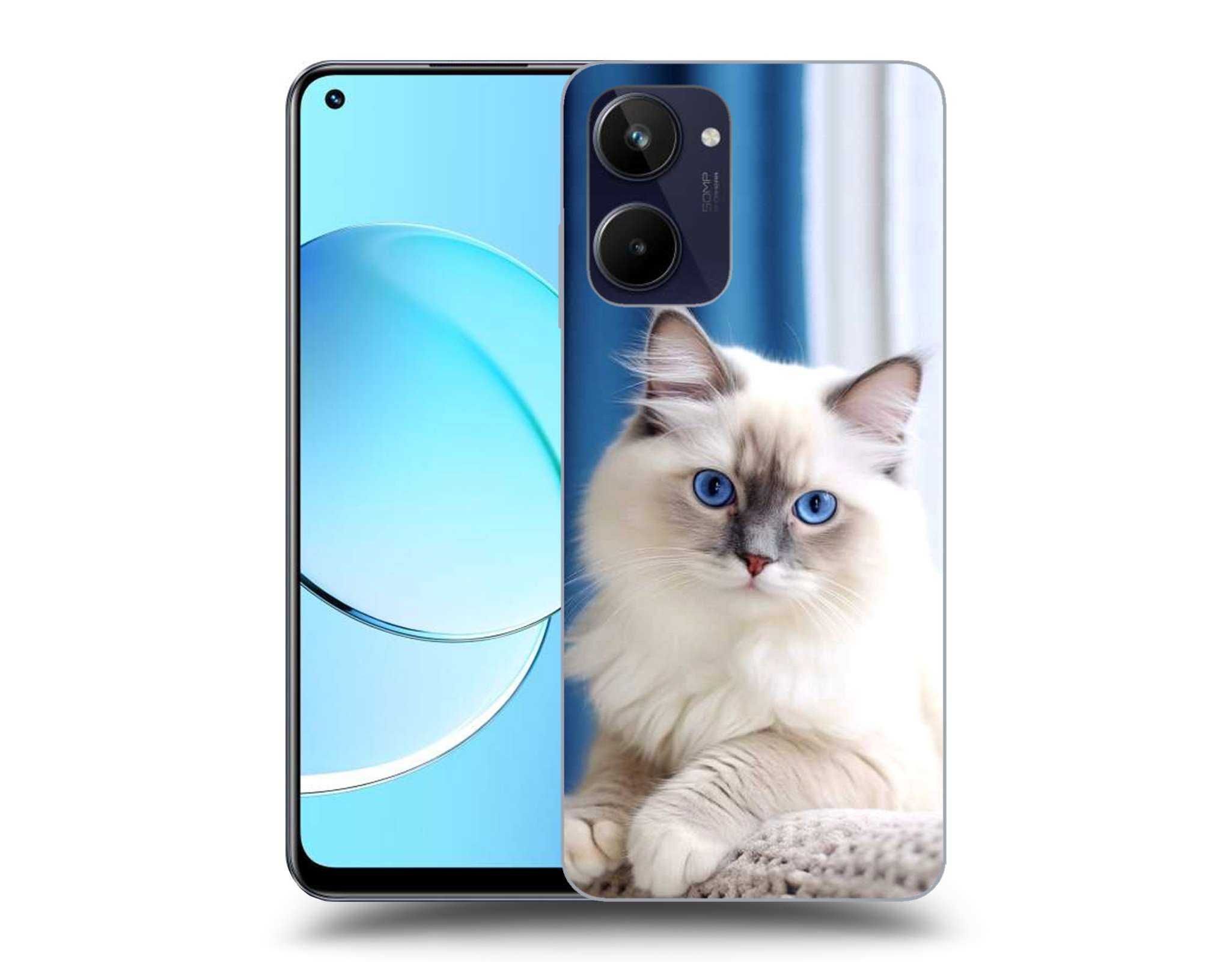 Etui nakładka na telefon KOT RAGDOLL iPhone Samsung Realme VIVO OPPO