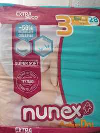 Памперсы Nunex Active Dry 3 (28 шт.) в наличии 2 пачки (Португалия)