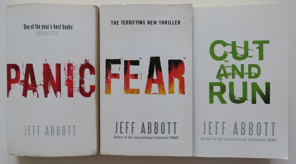 Jeff Abbott Panic / Fear / Cut and Run