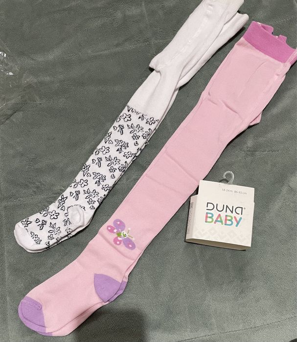 Нові колготи duna 86-92 см 18-24 місяці, шкарпетки носки 18-22 розмір