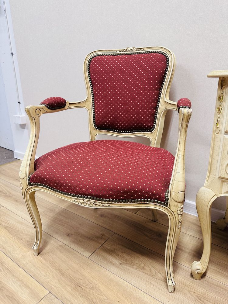 Komplet 2 stylowych i solidnych foteli ludwikowskich :)
