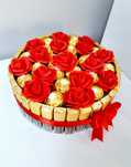 Zestaw prezentowy gift box tort Merci