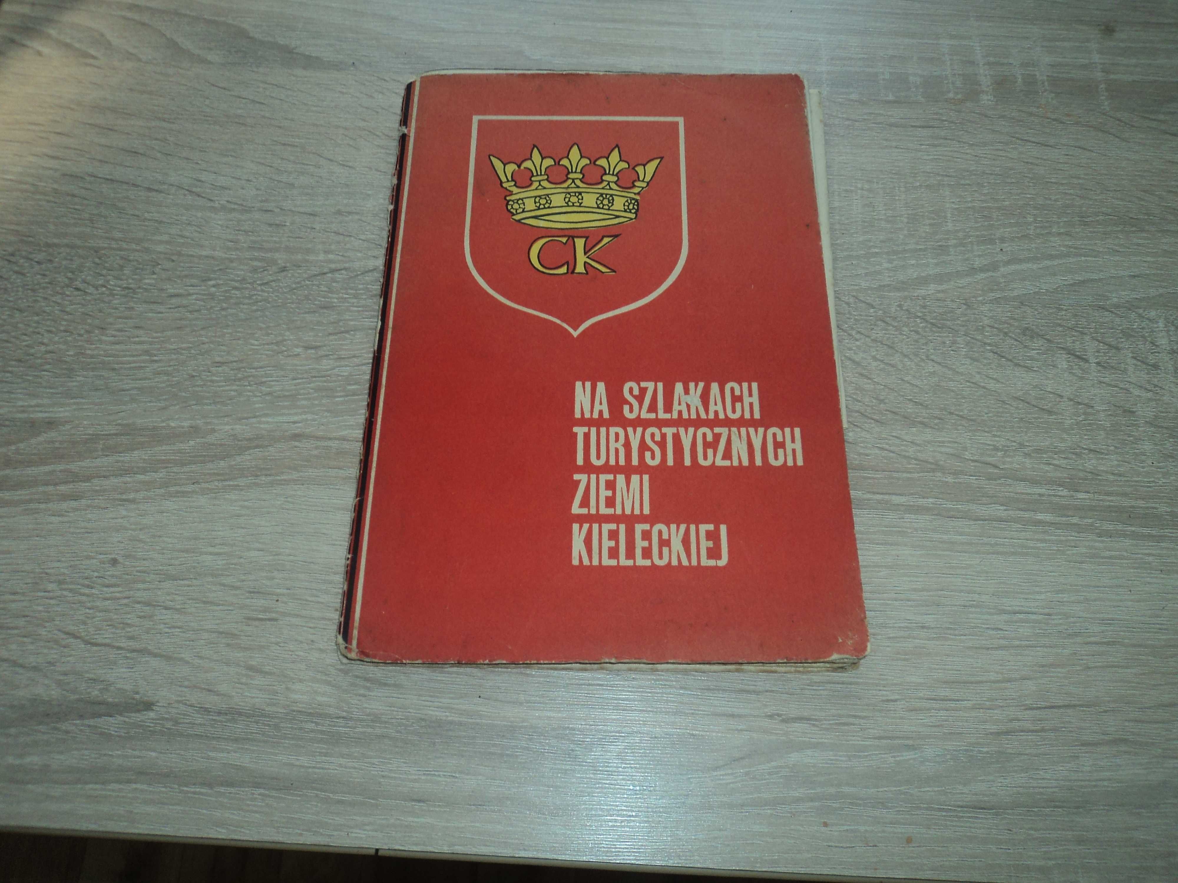 Na Szlakach Turystycznych Ziemi Kieleckiej mapa 1968