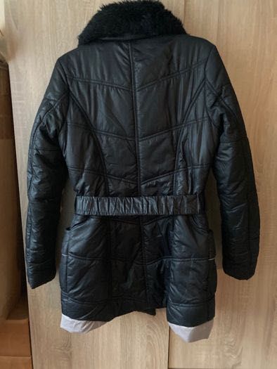 Kurtka płaszcz zimowa Czarna Mohito rozm M