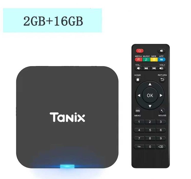 Tanix TX1 Смарт TV Android TV Box 4K 2.4G Wifi RAM 2 ГБ ROM 16 ГБ