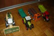 Kombajn - Traktor z dźwiękiem - Ciężarówka - Traktor z przyczepką
