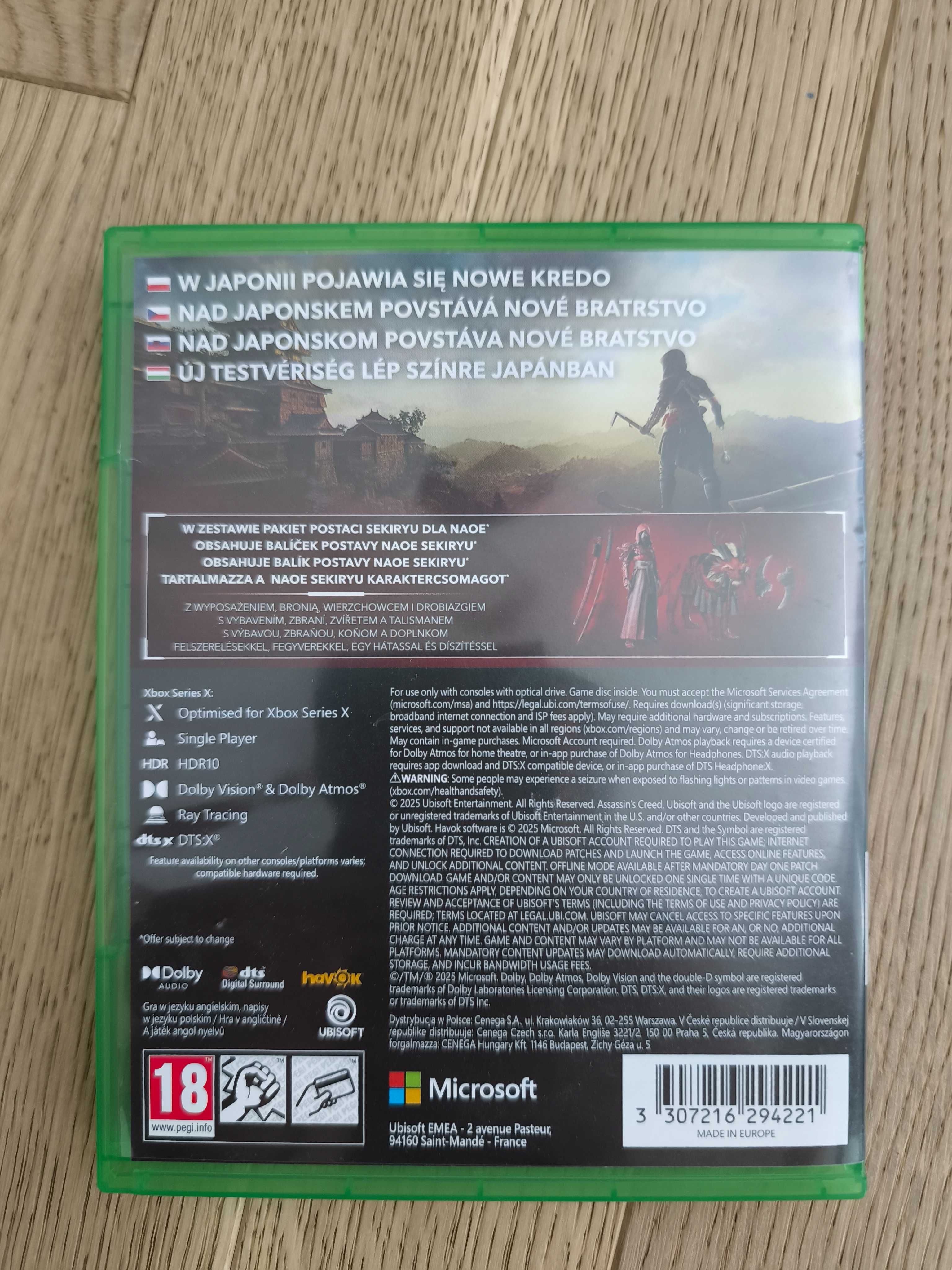 Assassin's Creed Shadows XBOX Series X