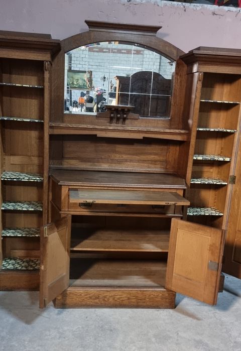 Kredens Secesyjny Dębowy