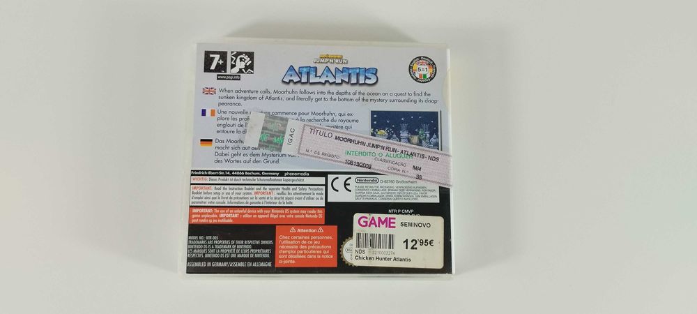 Moorhuhn Jump'N Run Atlantis - Nintendo DS