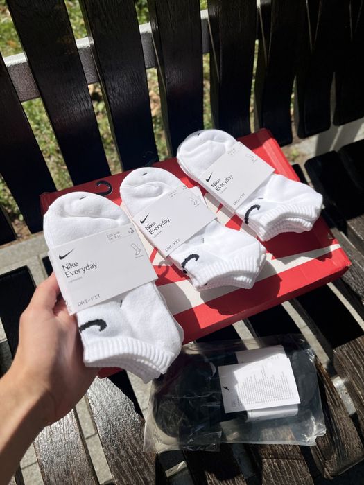 Носки Nike Everyday Lightweight короткі Оригінал 38-42, 42-46