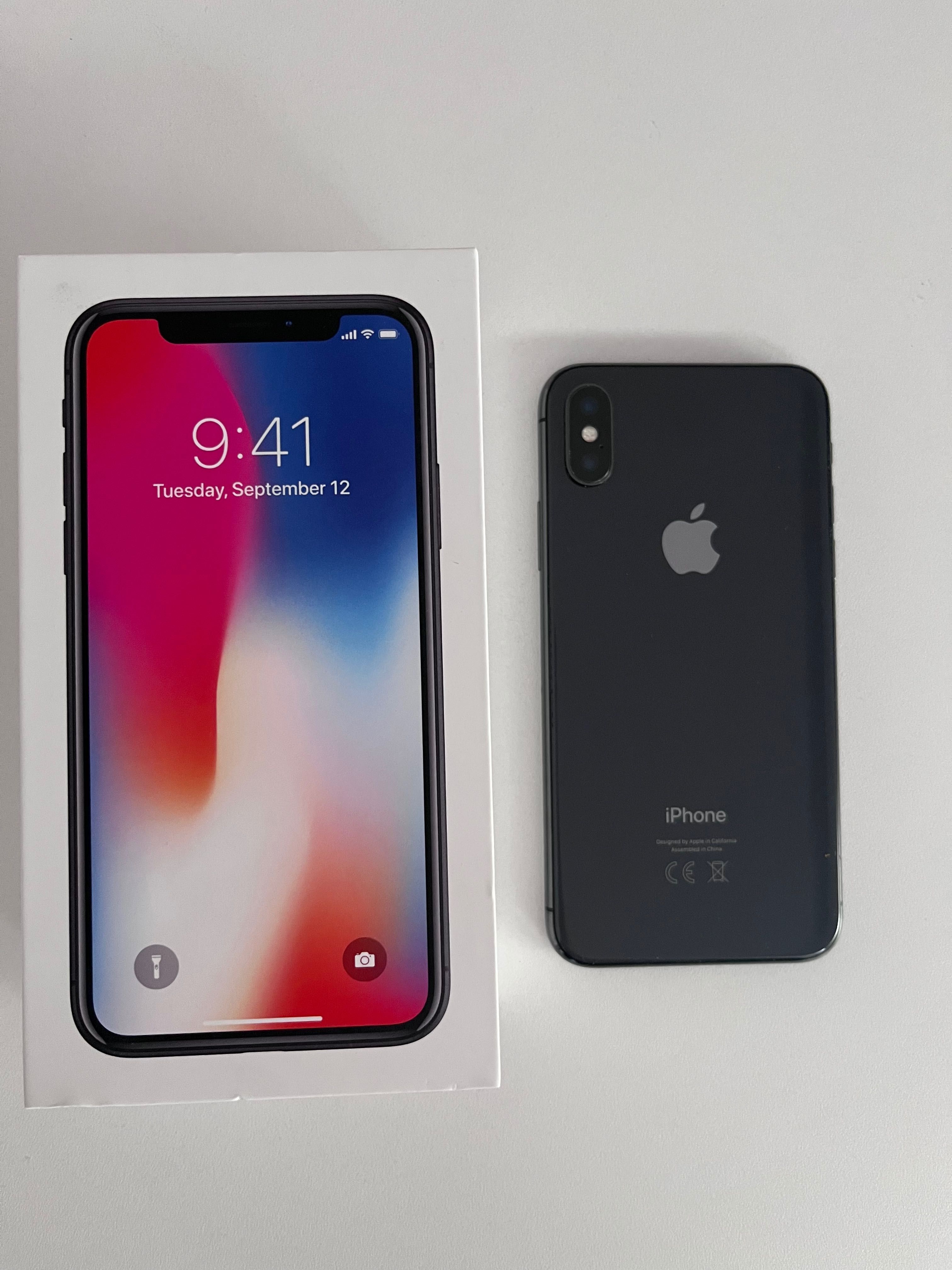 iPhone X 64GB Space Gray stan dobry