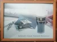 Quadro publicitário cerveja da Irlandesa GUINNESS