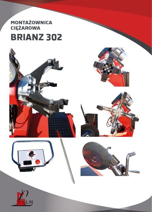 Montażownica ciężarowa do kół BRIANZ 302 / PROMOCJA, WŁOSKA