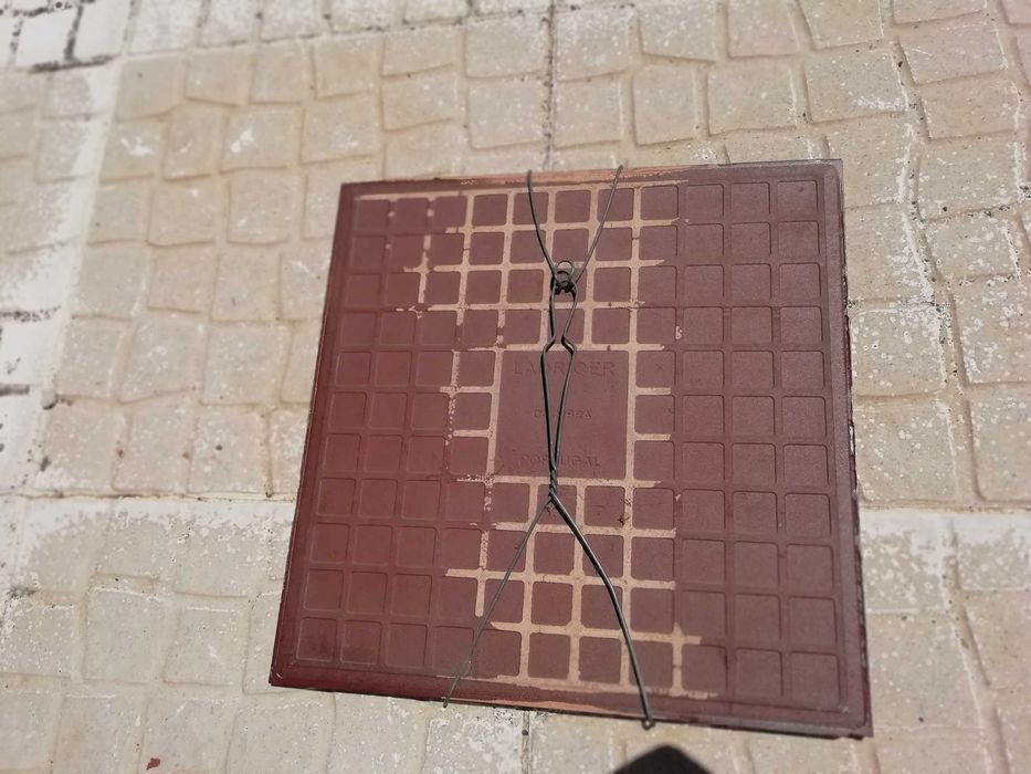 Artesanato quadro de cerâmica com suporte de parede