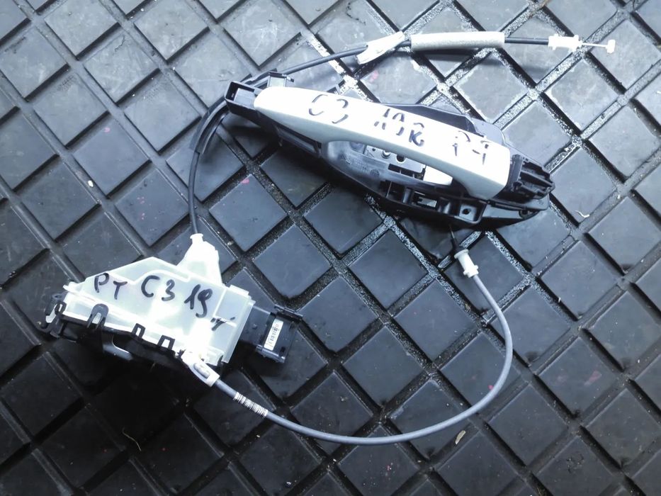 ZAMEK DRZWI KLAMKA PRAWY TYŁ CITROEN C3 III 16942940