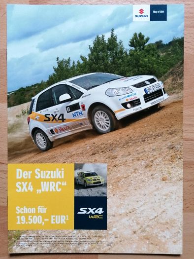 Prospekt Suzuki SX4 WRC