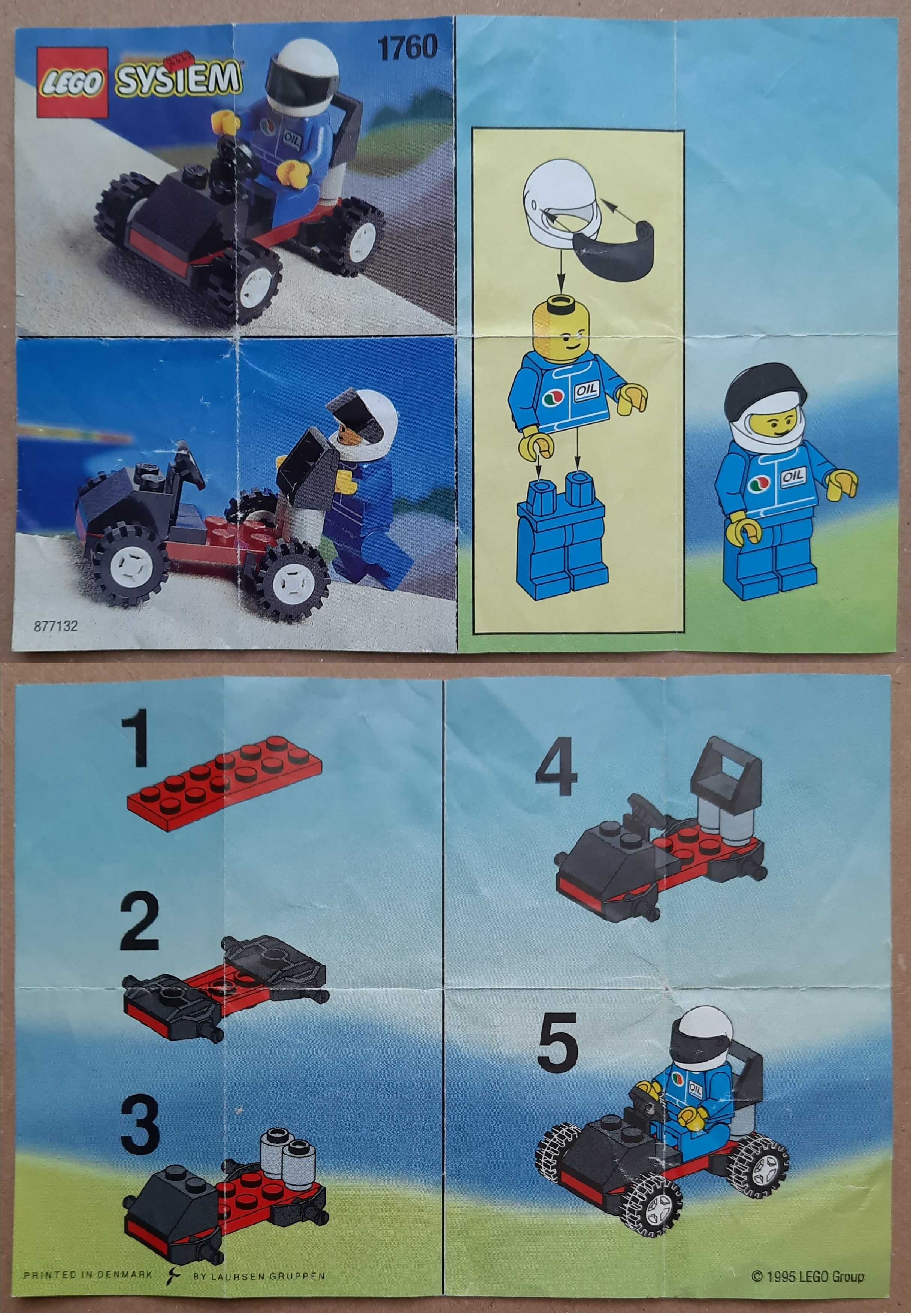 LEGO 1760 Go-Cart z instrukcją i pudełkiem