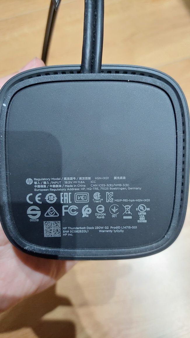 Stacja Dokująca HP Thunderbolt Dock 230W  G2