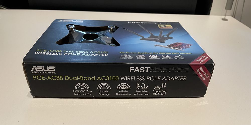 Wi-fi адаптер Asus PCE-AC88 AC3100