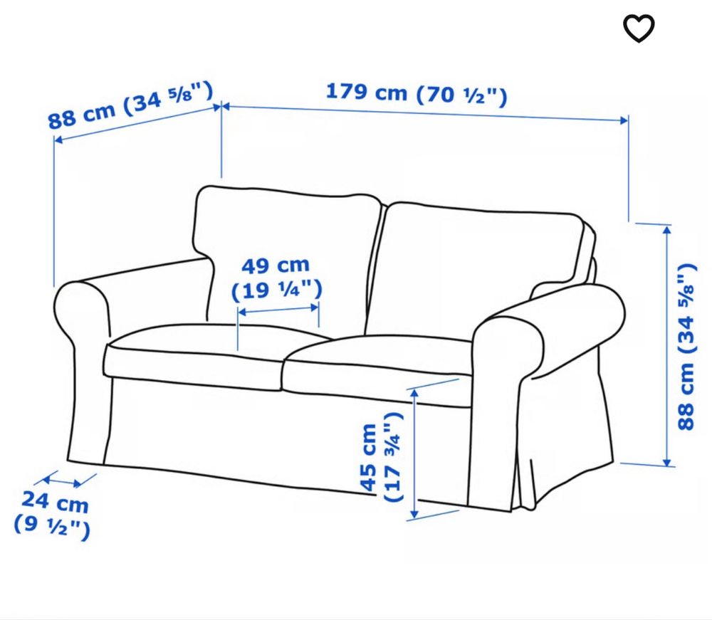 Vendo Sofa EKTORP do ikea usado