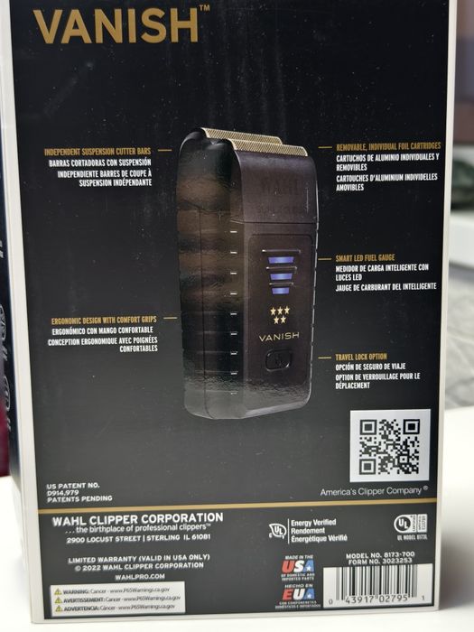 Професійна бритва Шейвер WAHL VANISH
