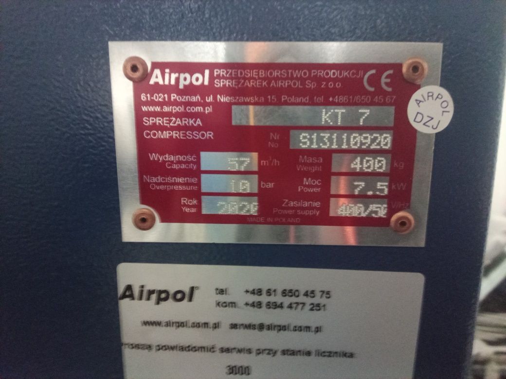 Sprzedam kompresor Airpol kt7