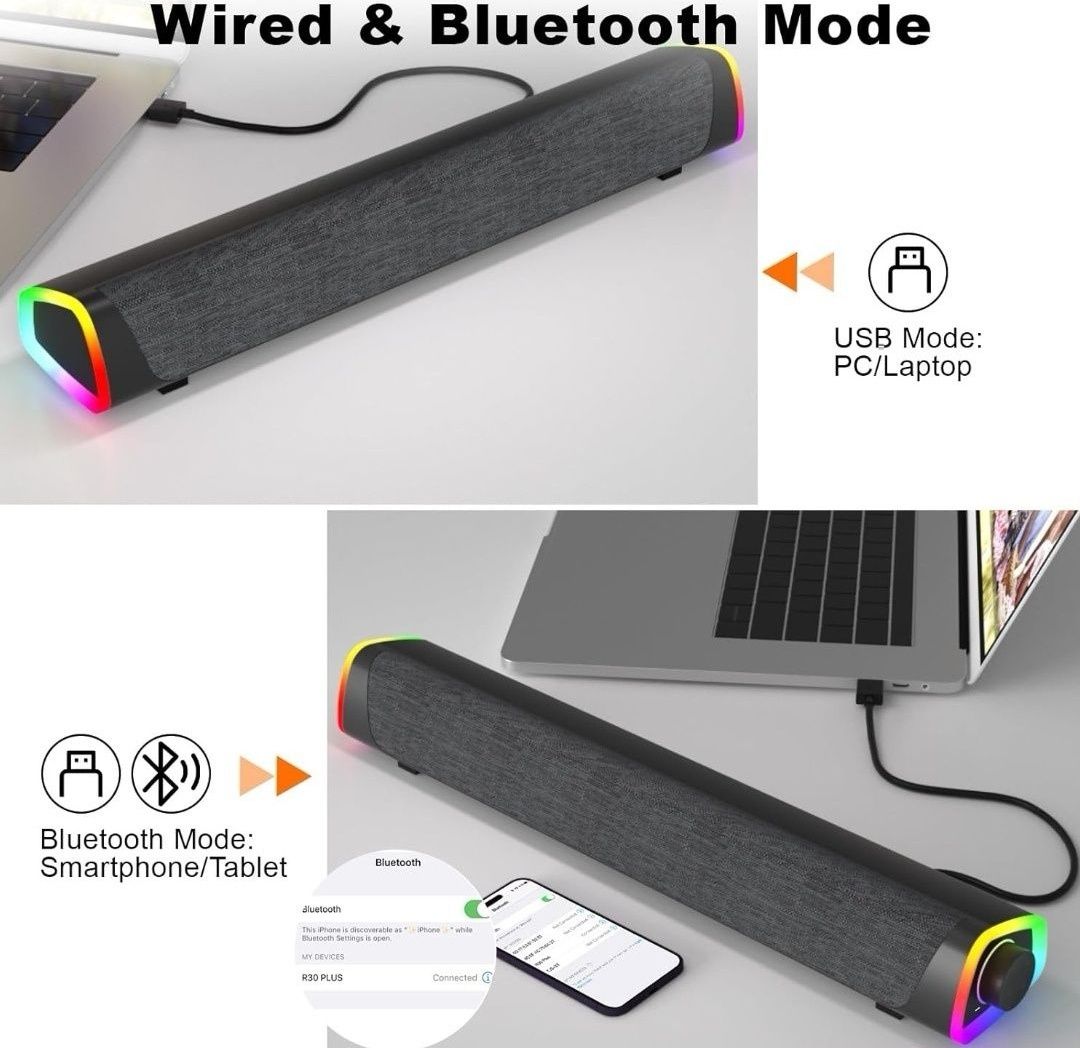 SOULION R30 Plus głośnik komputerowy, zasilany przez USB,