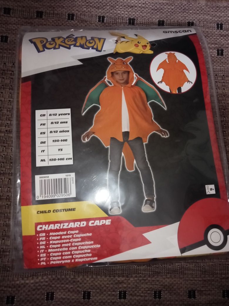 Pokemon Charizard Peleryna z kapturemr.128_146