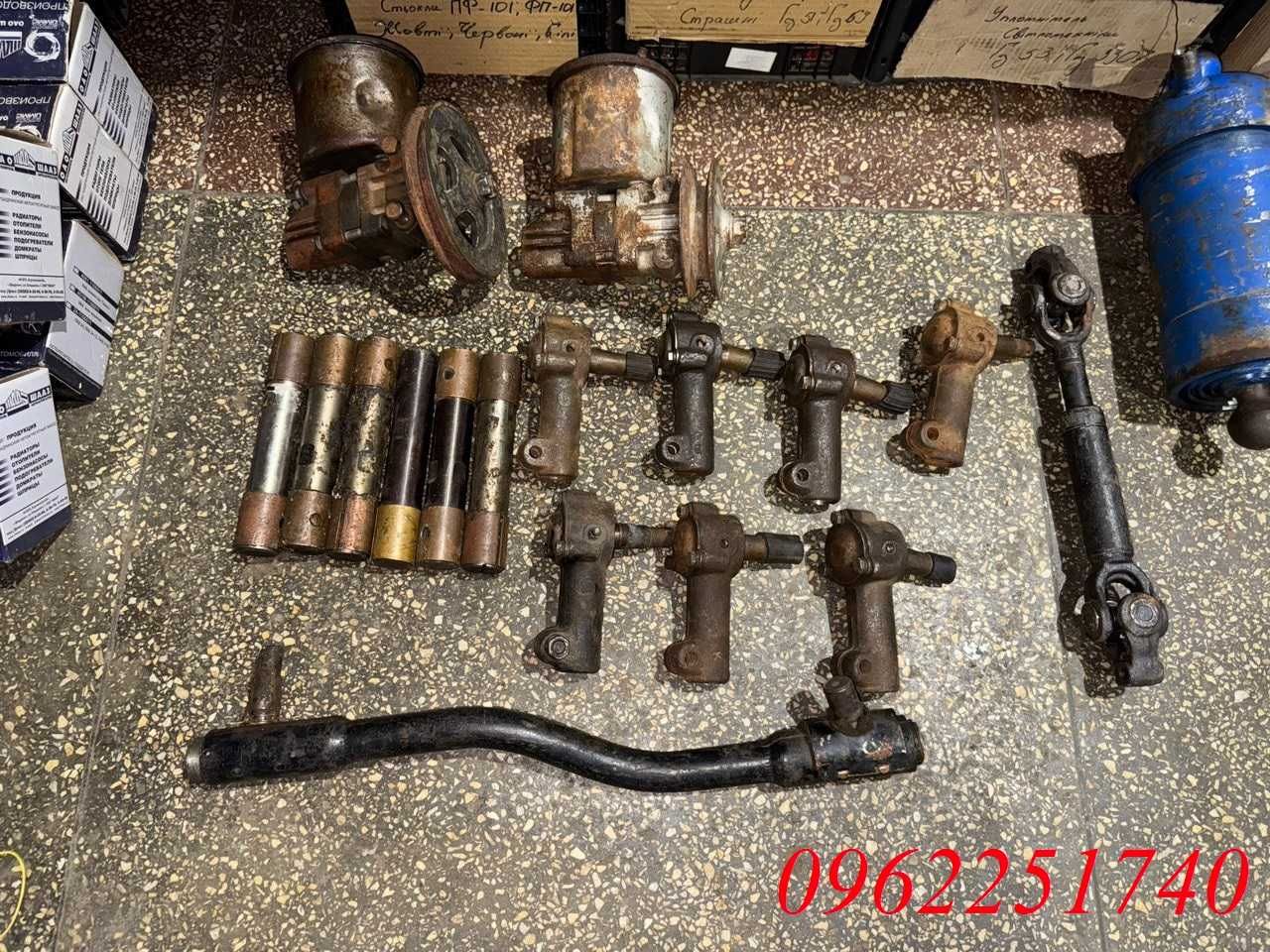 Запчастини передньої підвіски Зіл 130, Зіл 131, ПАЗ 3205