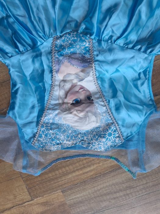 Elsa kraina lodu przebranie 110 116 bal frozen disney księżniczka