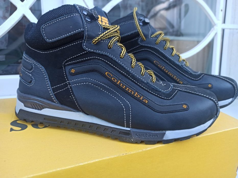 Распродажа. 40. 41. . 45.Кожаные мужские зимние ботинки несколько мо