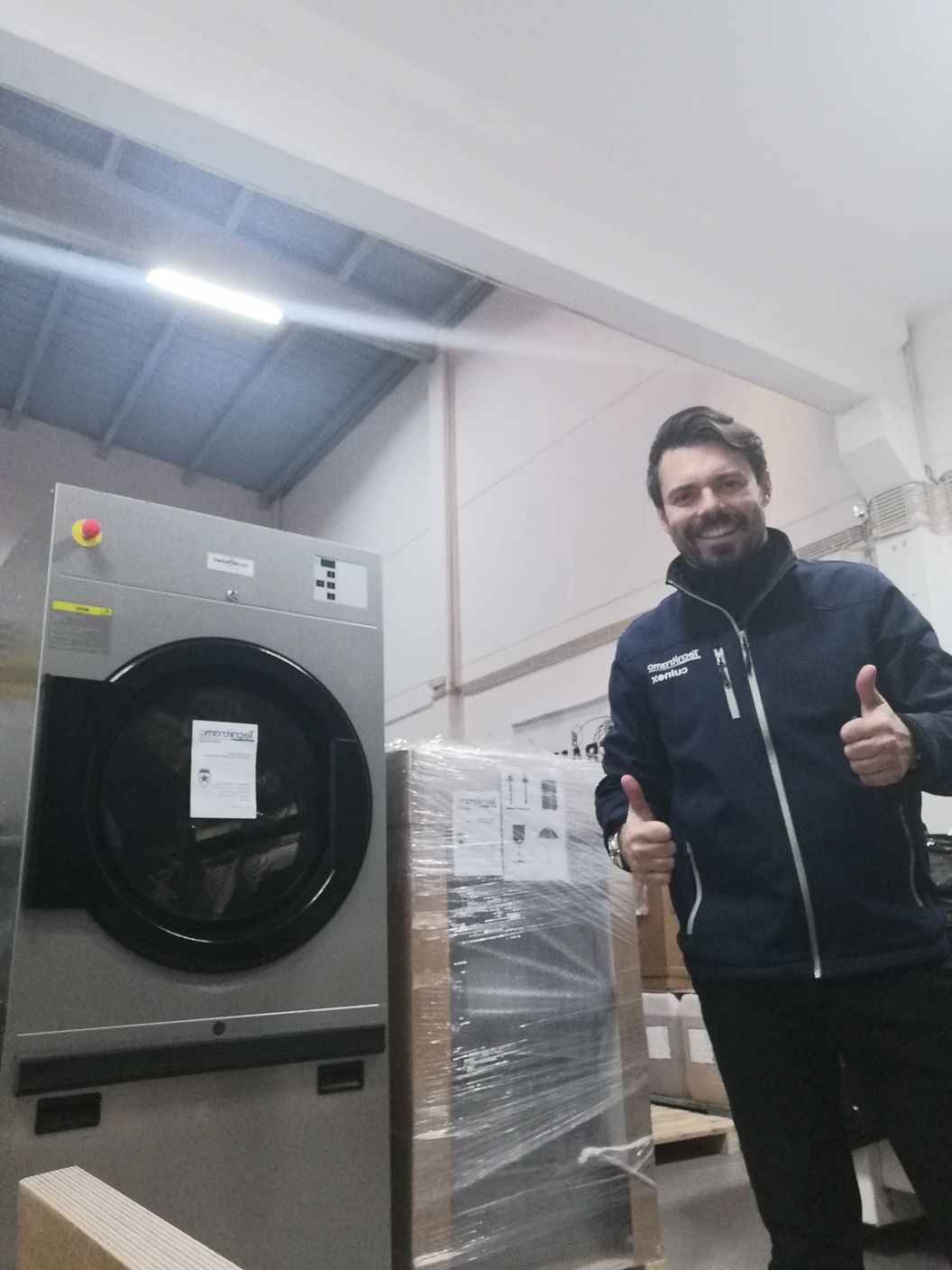 Máquina de lavar roupa + máquina de secar industrial 20kg