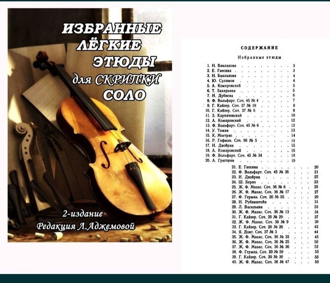 Ноты для Скрипки Избранные этюды 
1-3 классы ДМШ 
Редакция Фортунатова