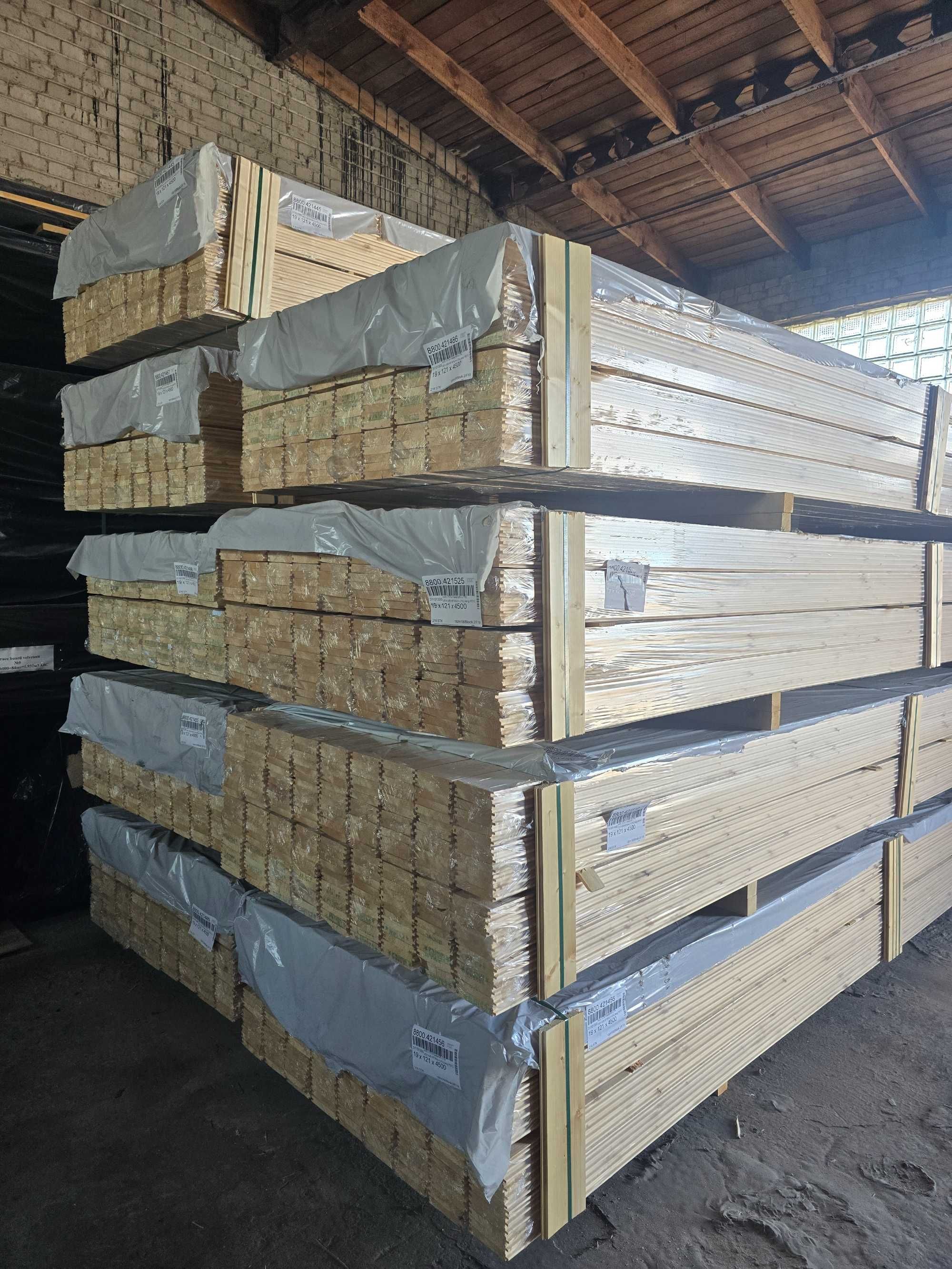Deska elewacyjna świerk profil faza 19x121x4500mm KL AB jakość premium