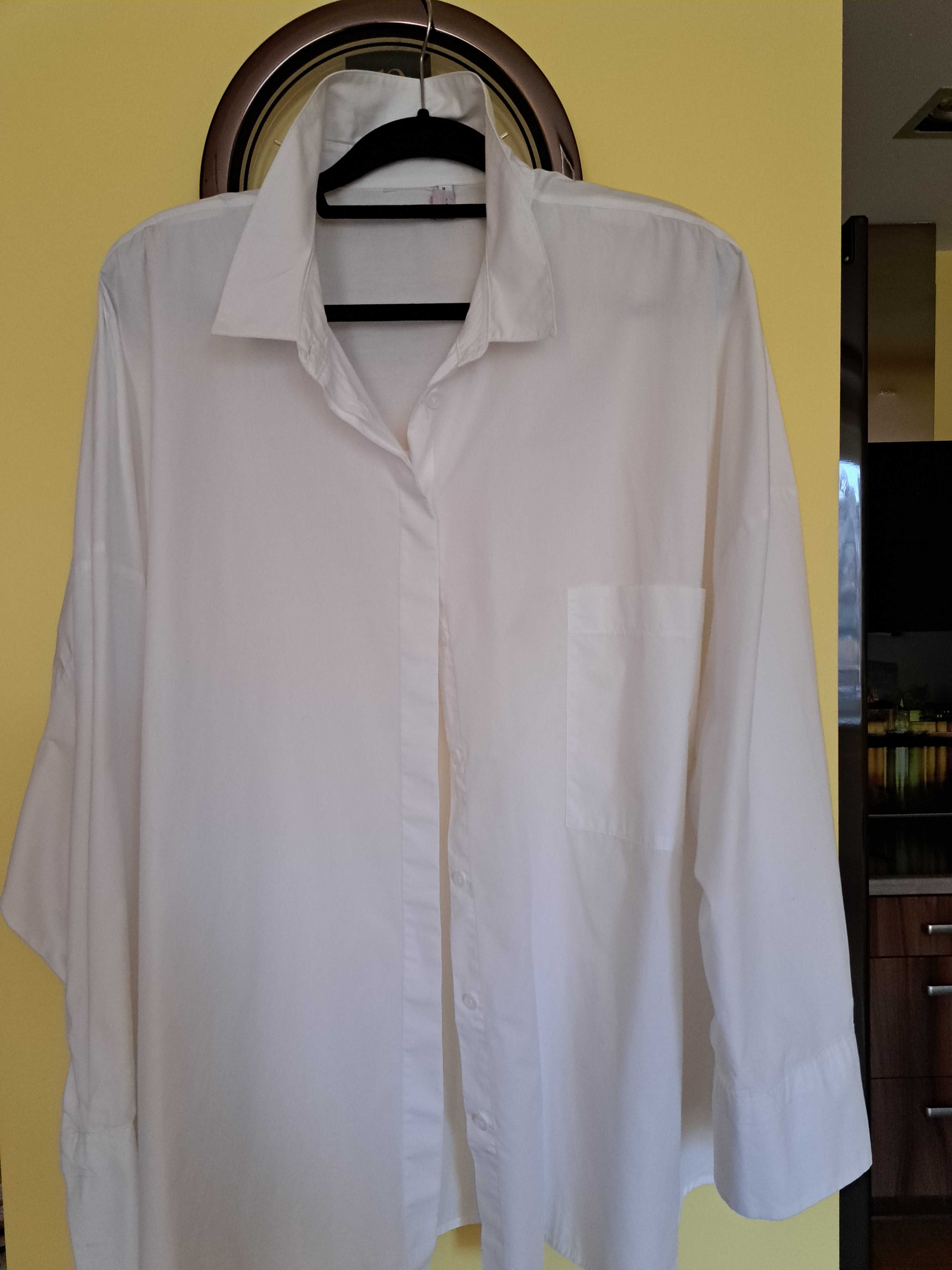 ASOS elegancka biała koszula oversize -