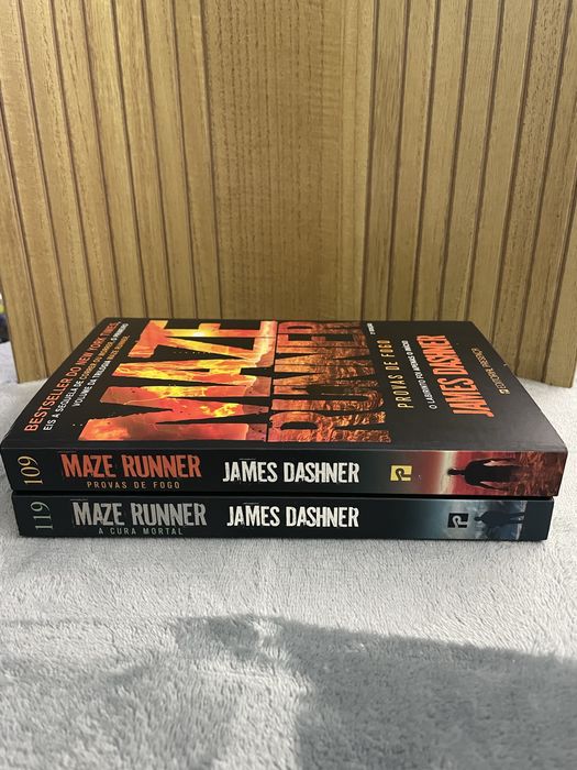 Livros maze runner 2 e 3