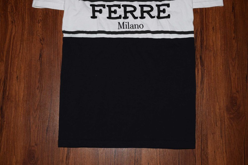 Gianfranco Ferré Milano Print T-Shirt (Мужская Премиальная Футболка )