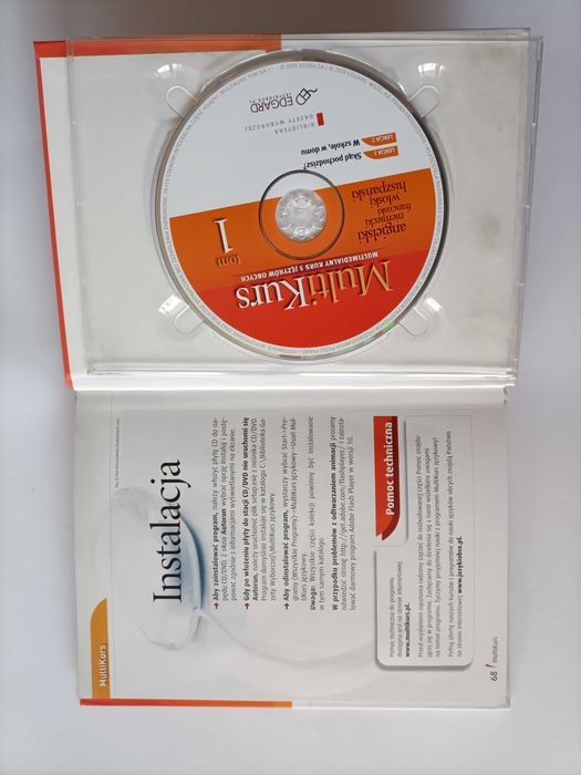 MultiKurs językowy 5 języków obcych na 16 płytach (folia!)