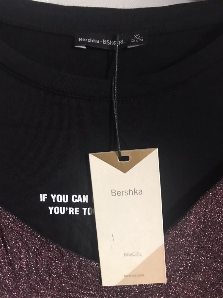 BERSHKA 2 NOWE bluzki (2x ) r. XS