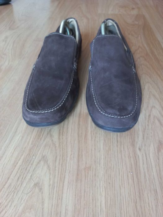 Мужские новые замшевые мокасины Clarks 43 p.