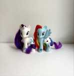 My little pony mlp rainbow dash rarity kucyki vintage g4 kucyk